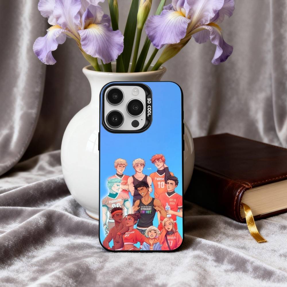 T-The F-Foxhole C-Court AFTG Phone Case For iPhone17,16,15,14,13,12,11 Plus,Pro Max Black Candy silver phone case