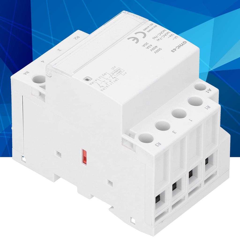 Modular Contactor Portable Durable Electronic Module 50Hz 4P GYHC?63 2NO 2NC 230V