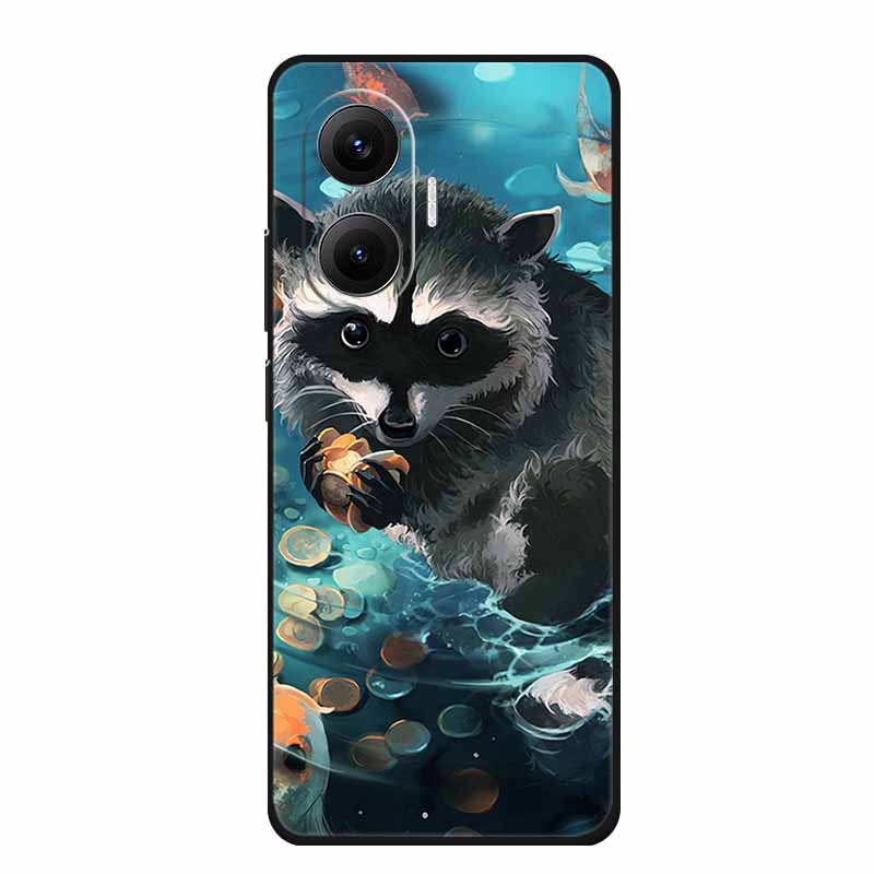 Phone Case For Redmi Turbo 4 Pro 5G Back Cover Case Black Silicone Soft Funda Para For Xiaomi Redmi Turbo 4 Pro Case Coque Shell