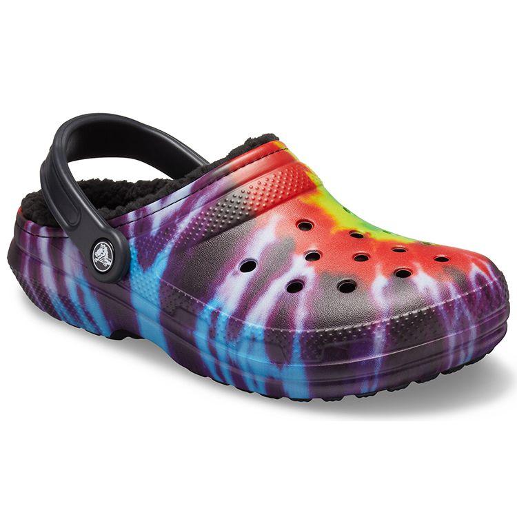 Crocs Classic Clog Color Diffusion Slip-On Unisex Footwear Purple Red 206341-988
