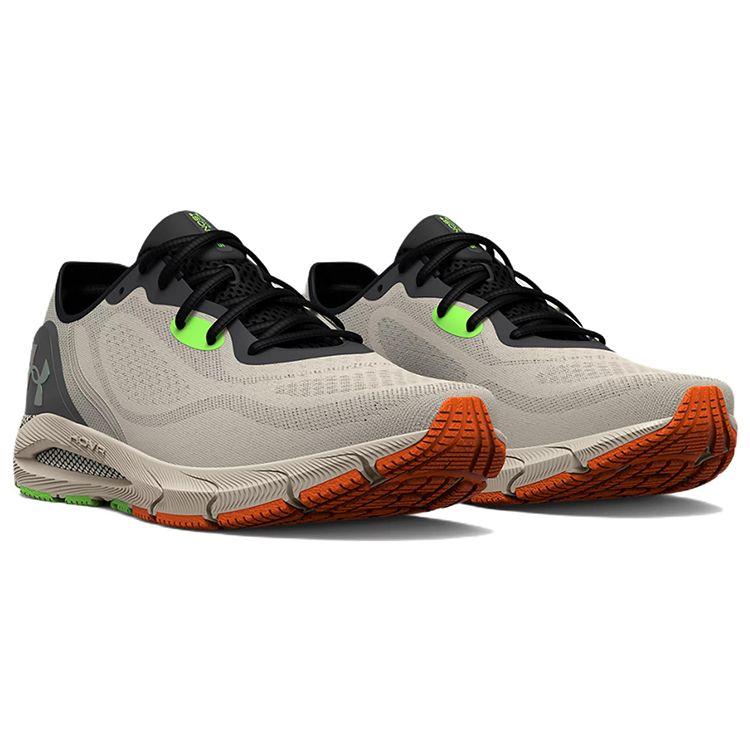Under Armour HOVR Sonic 5 Stone Black Men Sneakers Grey 3024898-101
