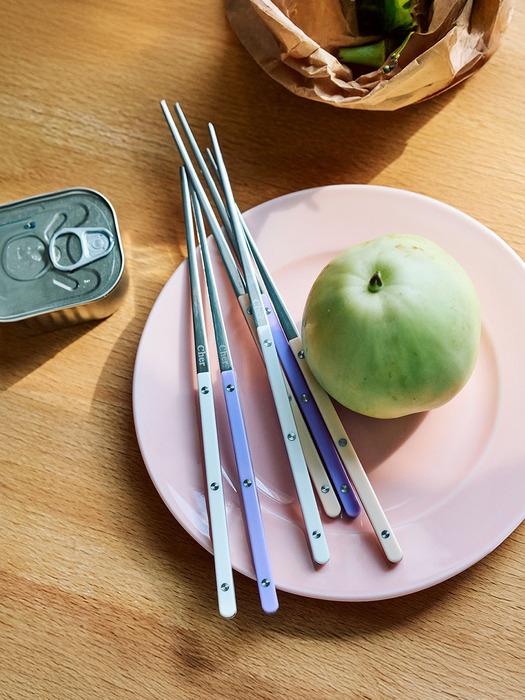 CHER Parve Cutlery Chopsticks_16 Colors Single item 1 set_Green