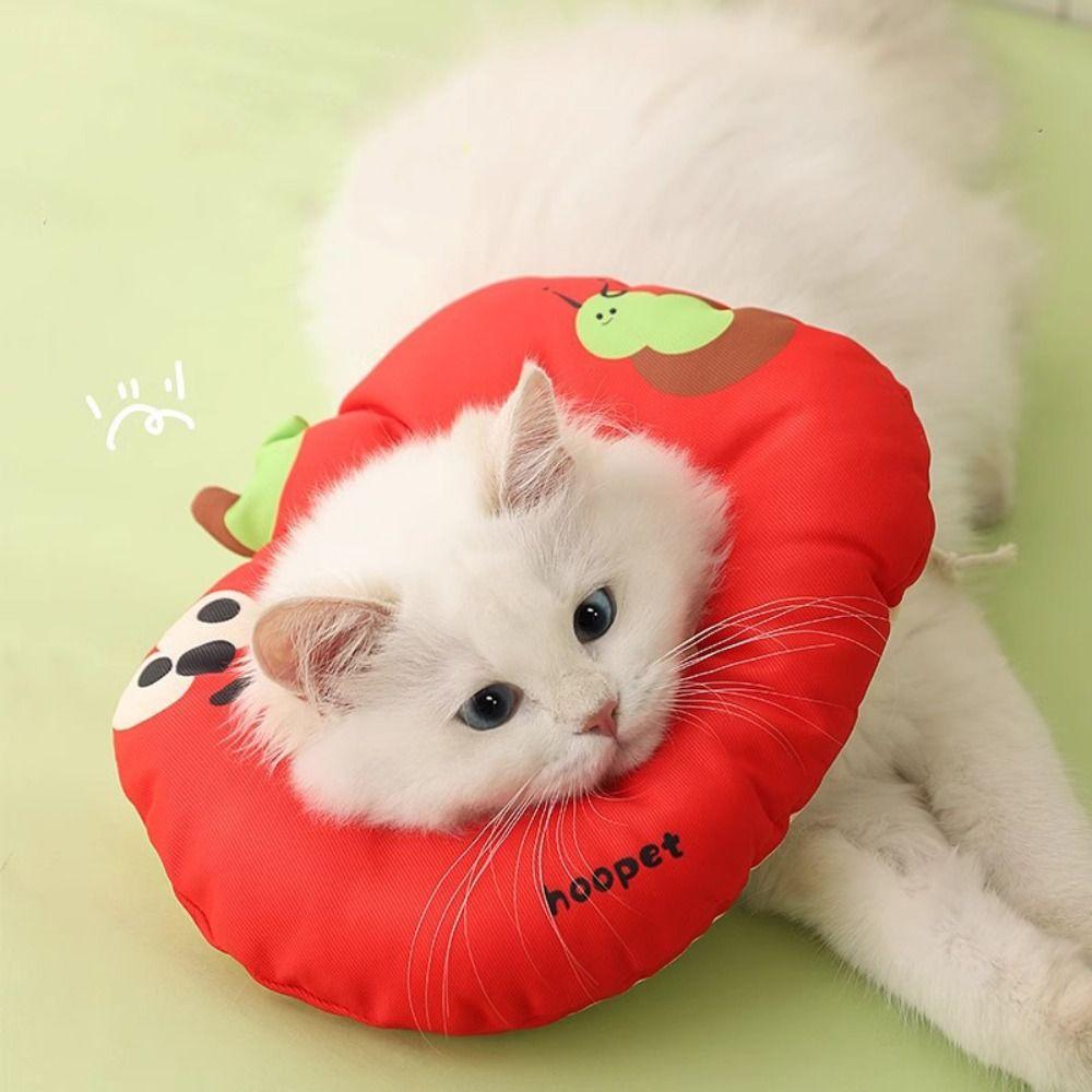 Soft Pet Protective Cone Adjustable Dog Neck Recover Collar Pet Elizabeth Collar  Wound Recovery