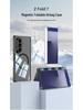 Samsung Z Fold7 Magnetic Anti-Fall Airbag Transparent Protective Case with Magsafe Wireless Charging Compatibility.