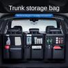 Car Trunk Hanging Bag Foldable Car Seat Back Tools Storage Organizer MPV Suv Sedan Rear Seat Washing Firefighter Shoes Pocket