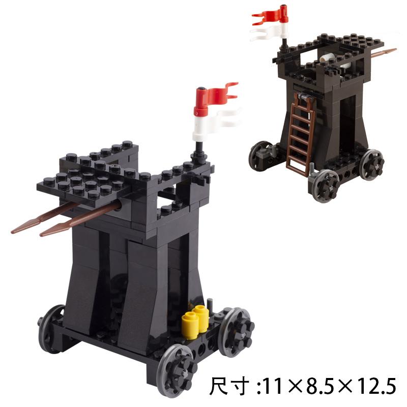 MOC Mittelalterliche Bausteine Zubehör Stadtmauer Piratenbar Segelboot Kokospalme Galgen Artillerie Ochsenkarren Ziegelstein Spielzeug Geschenk S007
