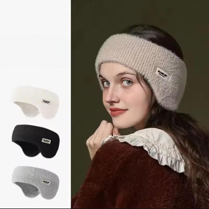 Winter Ear Warmer Earmuffs Headband Cute Hair Bands Outdoor Skiing Sport Thick Hairband For Women Men Headscarf Hair Accessories