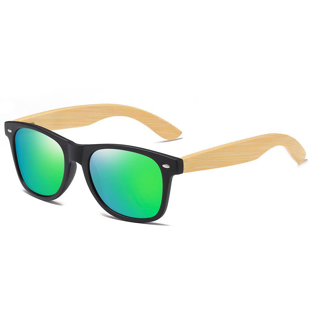 New Classic Polarized Men Wooden Sunglasses Wood Bamboo Fashion Square Driving Sun Glasses Women UV400 Protection Gafas De Sol