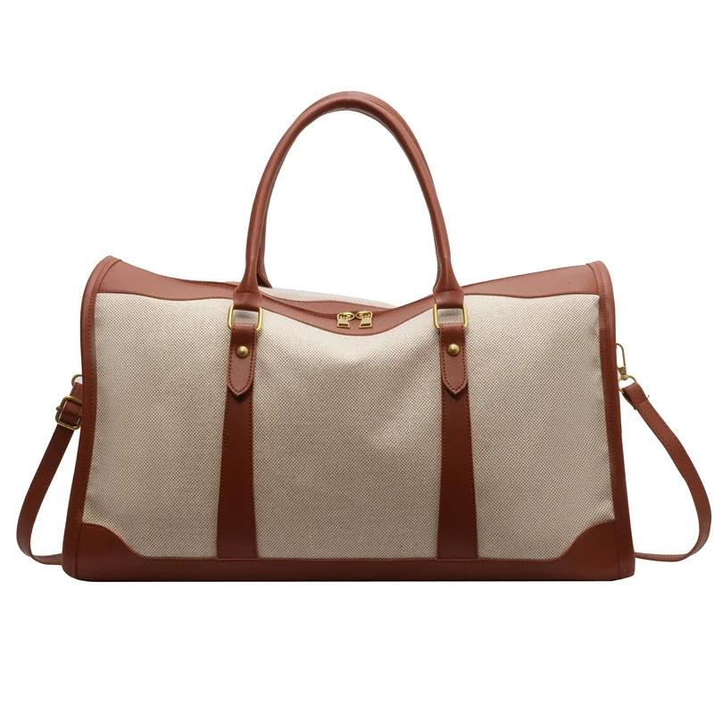 

2026 Casual Canvas Large Capacity Travel Bags High Quality Sense of Luxury Grace Classic Style Shoulder Bags for Women