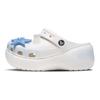 Crocs Sea Salt Milk Foam EVA Simple and Atmospheric Hole Shoes Unisex White