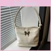 Fashionable Butterfly Casual Shoulder Bag Stylish Commuter Tote 2024 New Bucket Bag