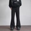 Men's Gray Micro-Flared Slim Fit Casual Sweatpants