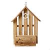 Hanging Wood Planter Wall Decor Plant Holder Vase for Dining Room Living Porch