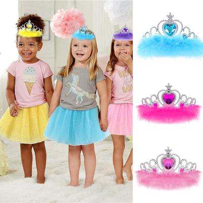 Feenparty Stirnband Krone Haarreif für Geburtstag Hochzeit Prinzessin Cosplay für Mädchen Show Bühnenkostüm