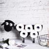 Metal Sheep Toilet Paper Roll Holder Wall Mounted Free Standing Toilet Roll Holder Hold Up To 7 Rolls Toilet Paper Stand Shelf