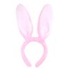 Plush Bunny Ears Headbands,Assorted Color Rabbit Ear Hairband for Easter Halloween Costume Party Favor