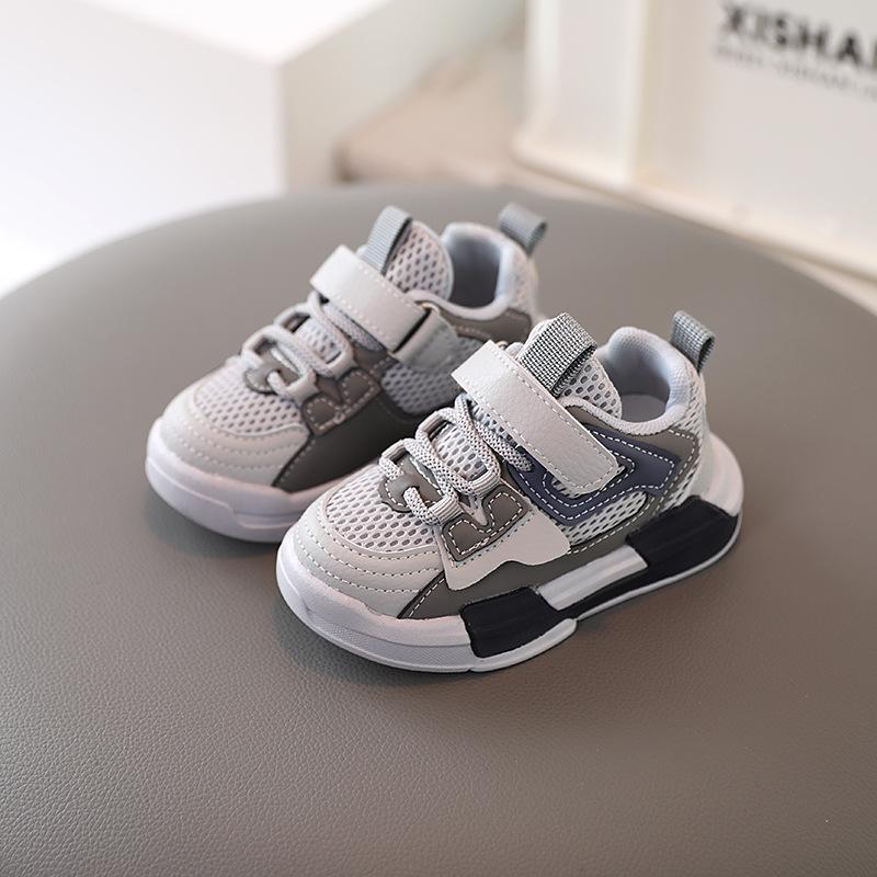 

2025 Spring Children s Breathable Mesh Sneakers - Korean Fashion 21-25 buy 5 pairs серый
