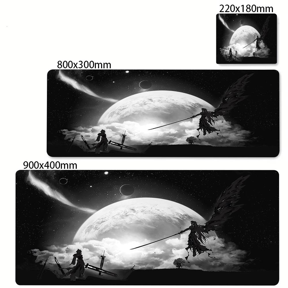 Gamer PC Laptop Desk Mat Final Fantasy XIV Endwalker Large Mouse Pad Computer Keyboard Mouse Mat Office Accessories Table Mats