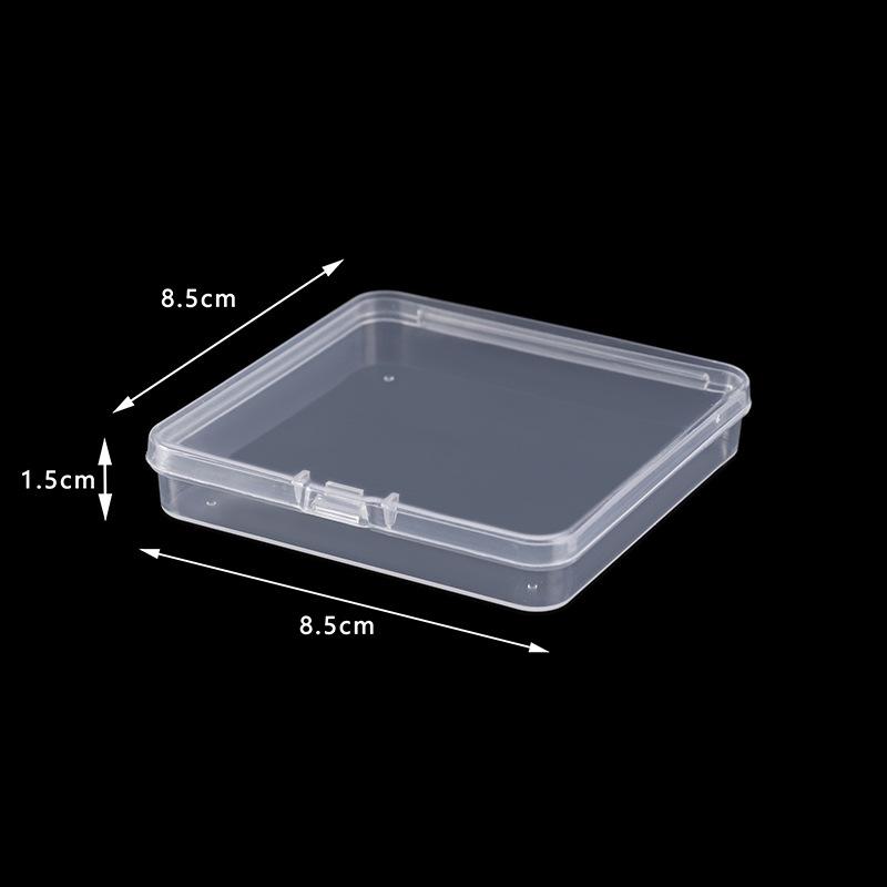 Rectangular Translucent PP Plastic Storage Box with Lid for Jewelry and Small Parts