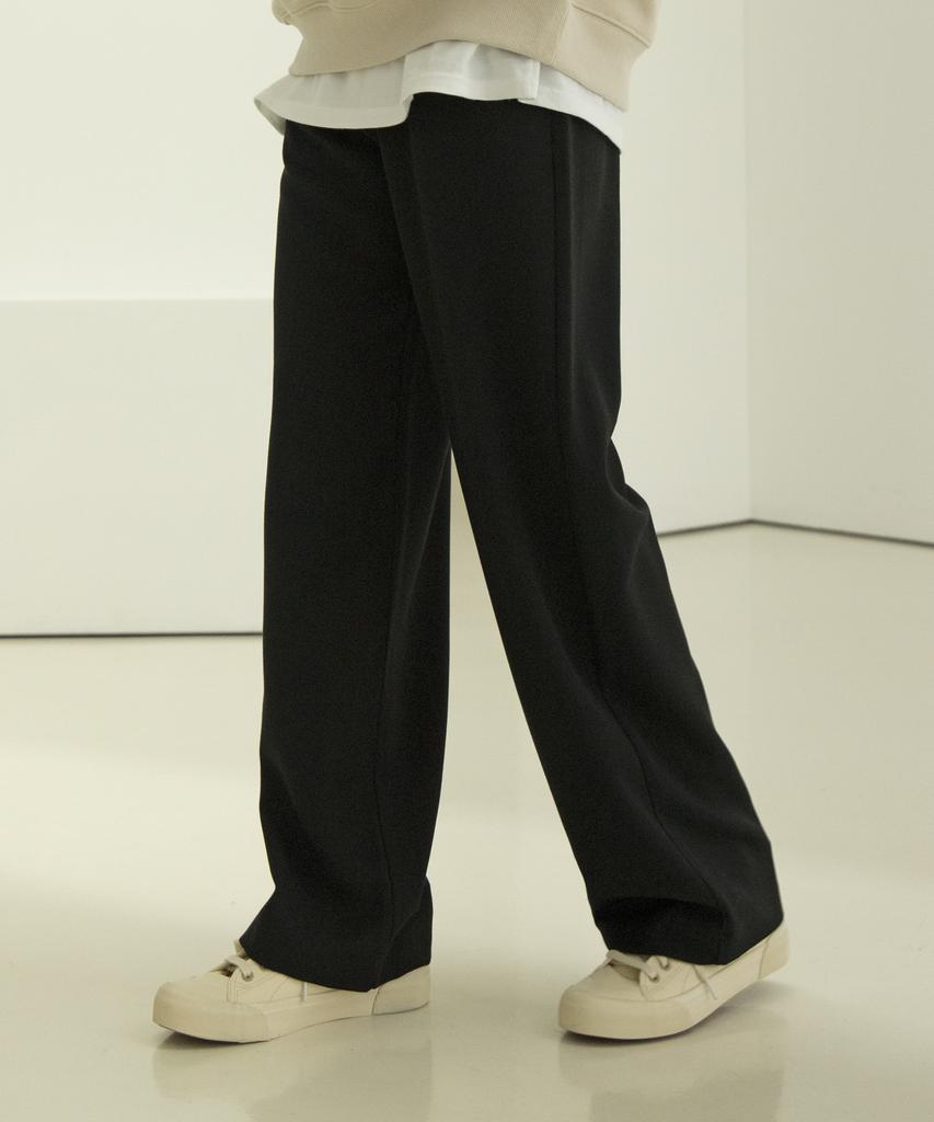 Eonlaikeulug Bern Wide Banding Slacks (Black)_W