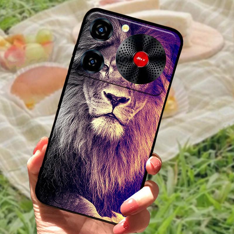 Per ZTE Nubia Custodia Musica Antiurto TPU Silicone Nero Paraurti Cover Per ZTE Nubia Custodie Telefono Musica Carina Cover Posteriore Fundas Capa