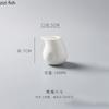 White Ceramic Milk Jar Yogurt Cup Seasoning Pot Steak Sauce Pot Milk Cup Gravy Boats Seasoning Jar Vinegar Pots Soy Sauce Bottle