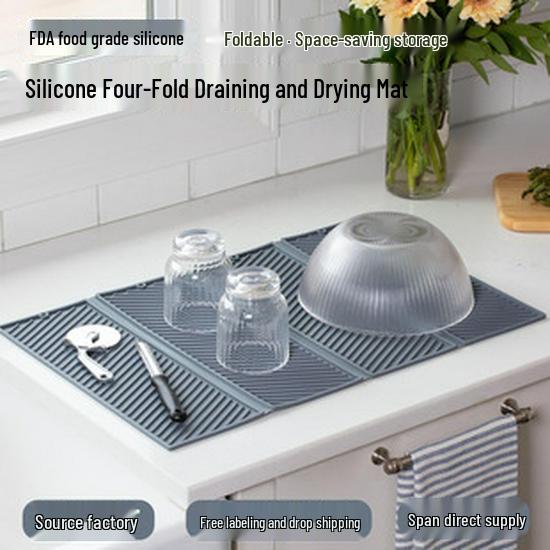 Extra Large Non-Slip Silicone Pet Mat - Cat Litter & Feeding Placemat