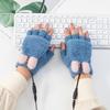 Women's USB Heated Half-Finger Gloves