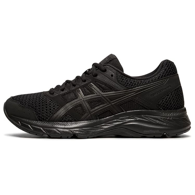 Asics Gel Contend 5 Черные Женские Кроссовки Графитово-Серые 1012A234-004 38