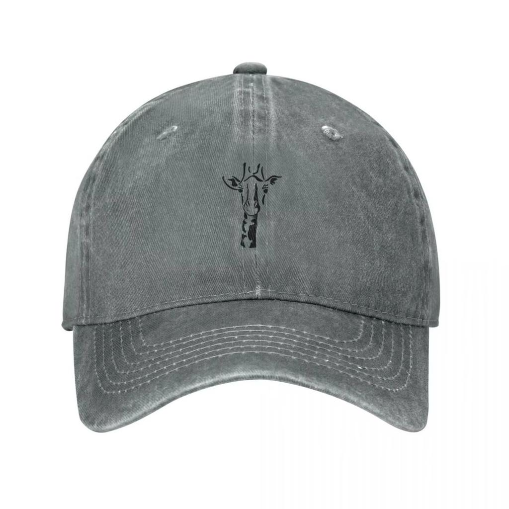 Giraffe Baseball Cap Unisex Washed Cotton Sun Hat for Daily Casual Outdoor Wear