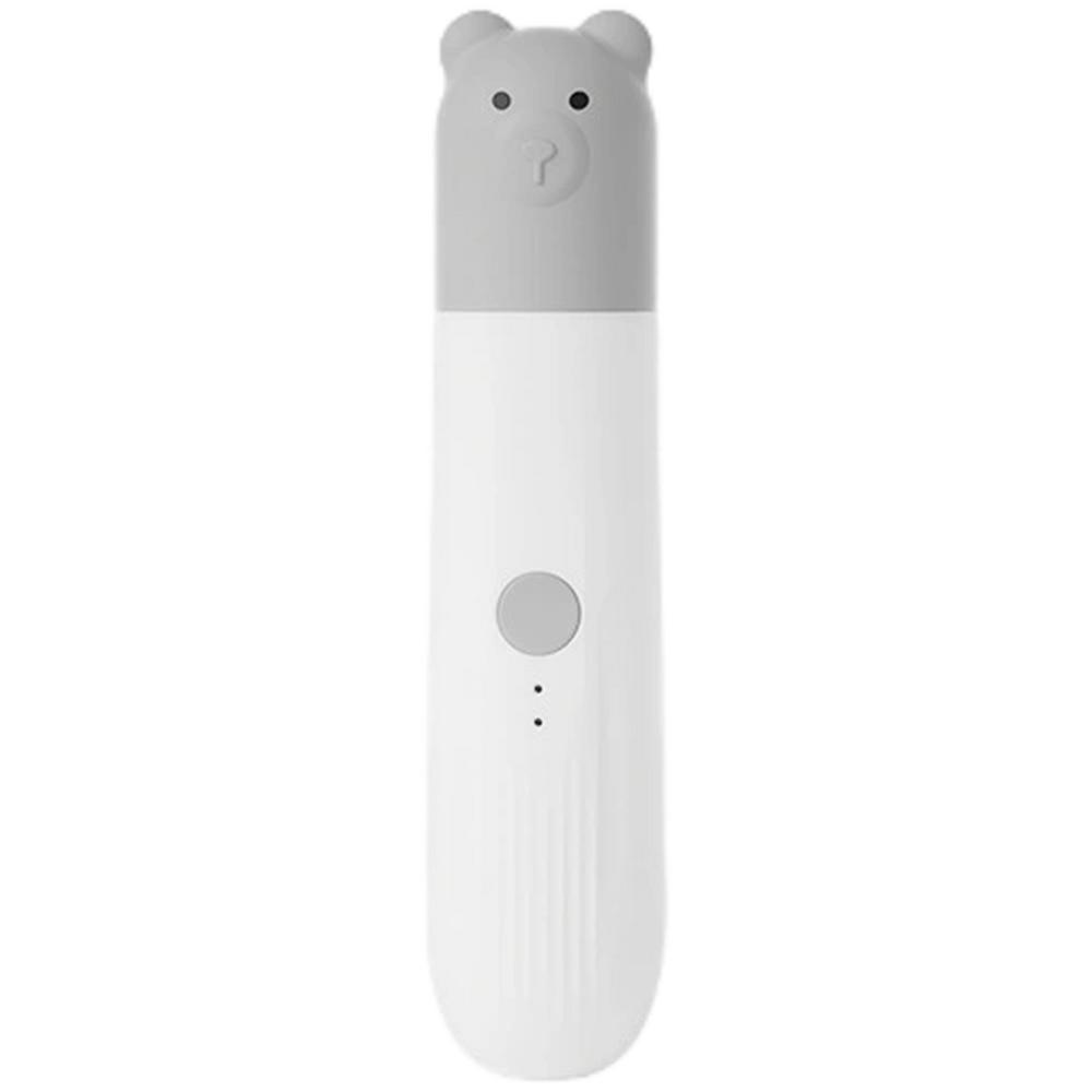 Rechargeable Dog Nail Grinder Electric Pet Nail Trimmer with LED Light Professional Nail Grinder Smooth Grooming Tool Dog Cat серый