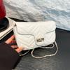 Korean Version of Premium Thick Chain Small Square Bag Premium Sense Large Capacity 2025 Spring and Summer Versatile Lock Messenger Shoulder Bag