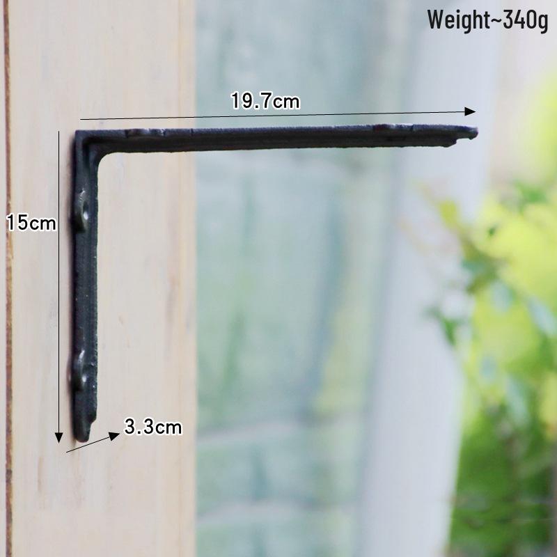 Retro Triangle Cast Iron Roman Column Wall Shelf Bracket