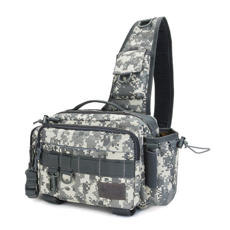 Multifunctional Fishing Waist & Crossbody Bag with Large Capacity for Rods and Tackle
