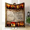 To My Husband Sunset Couple Blanket Bedroom Blanket for Livingroom Couch Lunch Break Soft Throw for Friend's Festival Gift