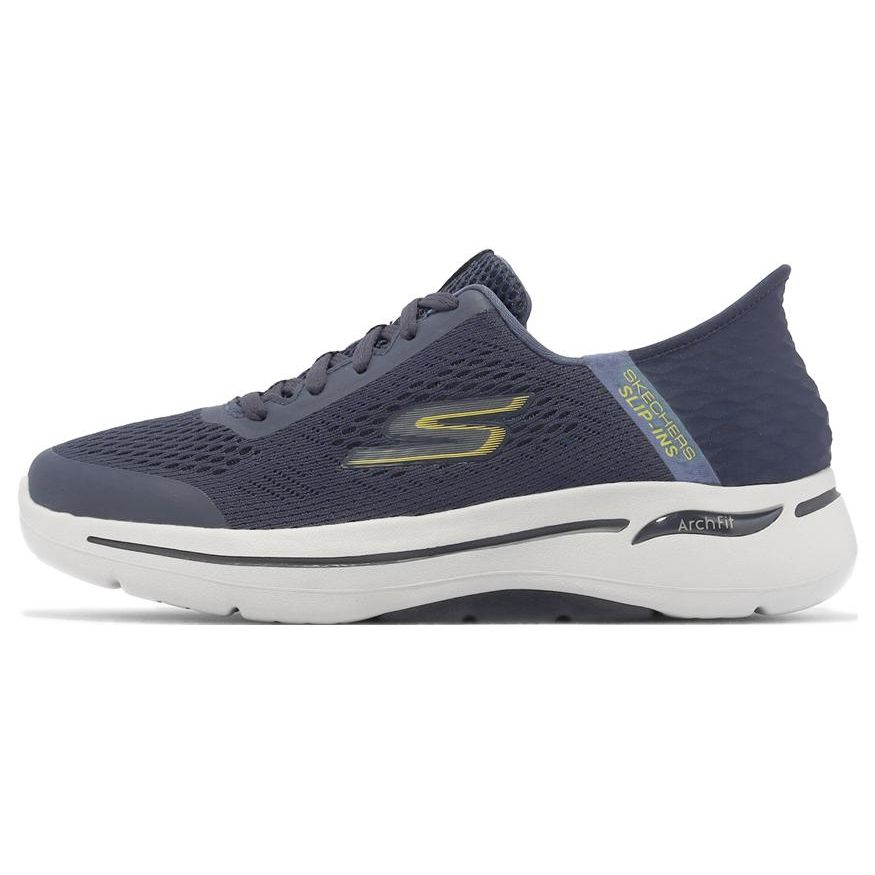 Skechers Go Walk Arch Fit Slip-Ins Men Casual Shoes Blue 216258-NVY 41