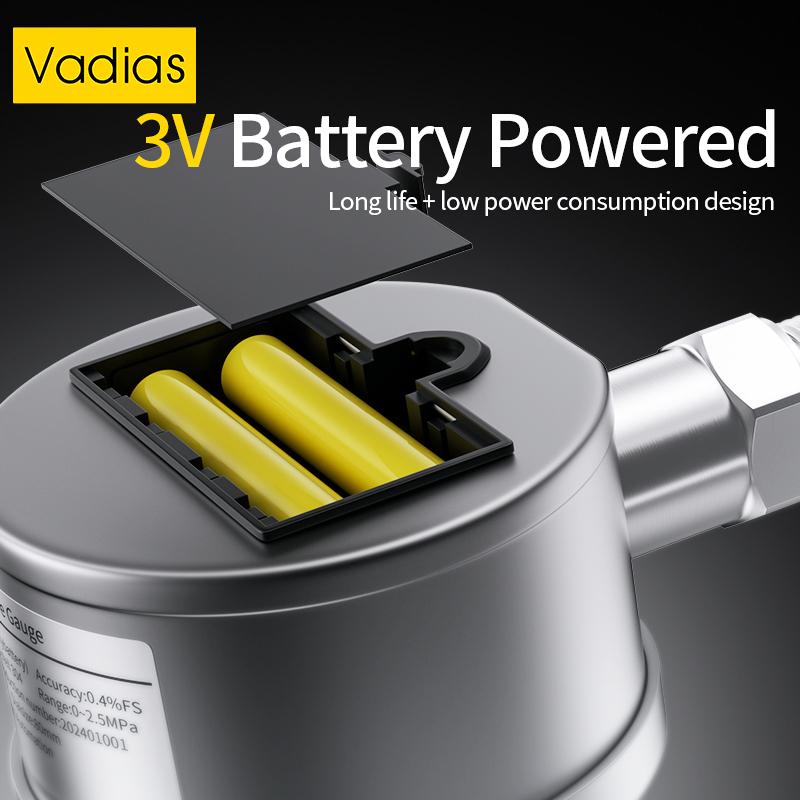 Digital Pressure Manometer -0.1-60Mpa Digital Pressure Gauge 80mm Pressure Manometer M20*1.5 0.2% SS304 Digital Pressure Gauge