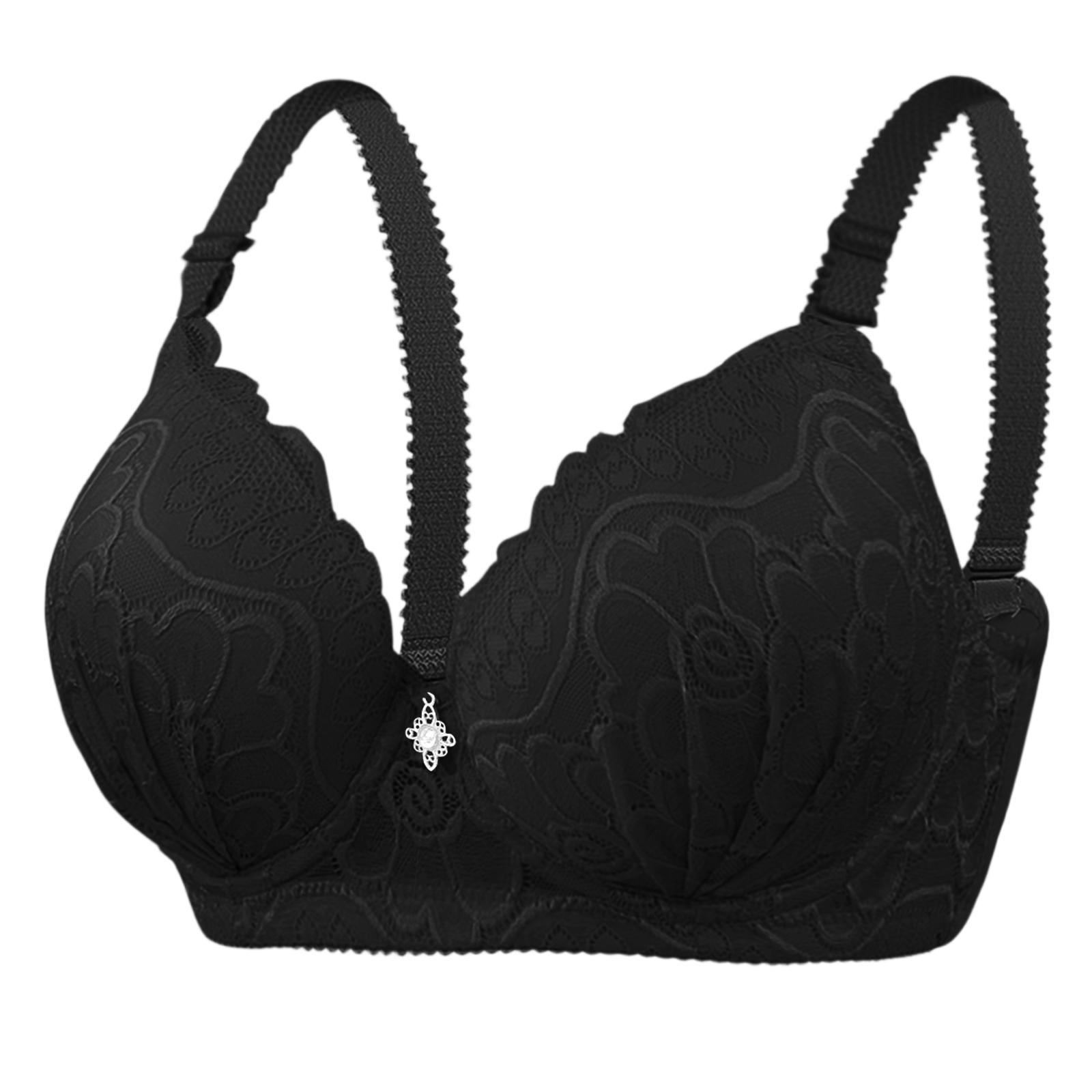 

Women s Underwear Thin Steel Rim Large Size Bra 40 чорний