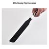 Black Pancake Spatula 35x2x2cm Steel Crepe For Turner for Crepe Maker and Non Frying Pan Dishwasher Safe Rustproof