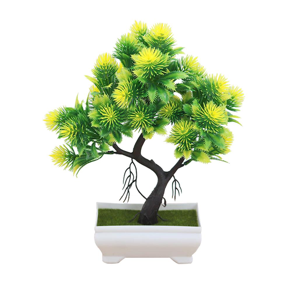 Blooming Bouquet Artificial Flower Pine Tree Bonsai Stage Garden Wedding Party Decor
