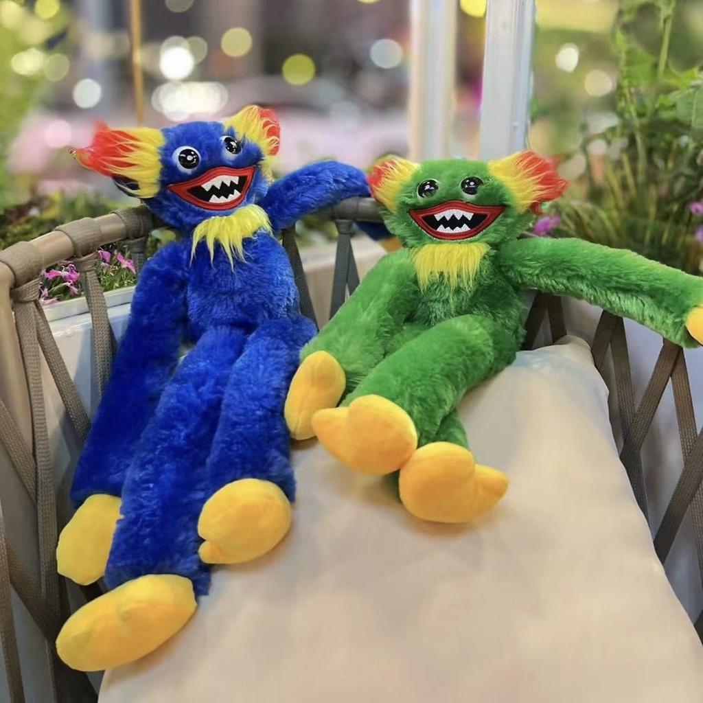 Huggy Wuggy Rainbow Ears Plush Toy Poppy Playtime Game Doll Plushie Great Gifts