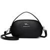 Fashionable Round Small Bag for Women New Shoulder Bag Solid Color Casual Large Capacity Mobile Phone Bag for Women