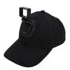 Baseball Cap with Action Camera Mount Bracket Fit for Pocket 3 Sport Camera Hat Lightweight Wide Compatibility Black