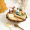 Wooden Teether Makeup Wooden Pretend Play Makeup Toy Beauty 12 Ages 3 and Easy Pretend Birthday Gift Set, Cosmetics, Kids' Set, Salon, Pieces, Up,