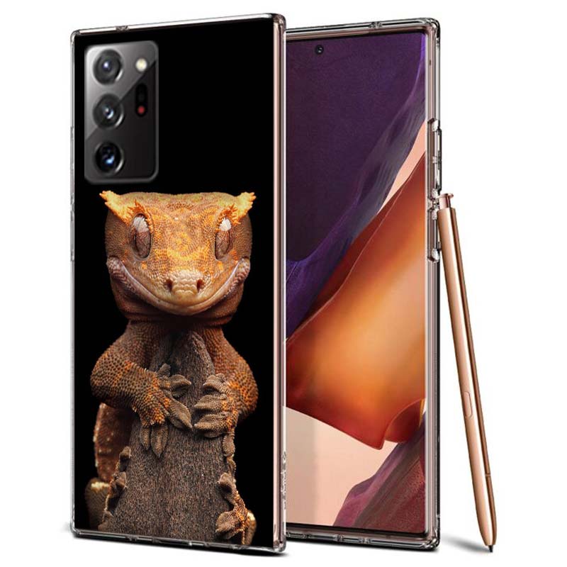 Lizards and Geckos Have Big Eyes Phone Case for Samsung A55 A35 A25 A15 A07 A05S A16 A17 A26 A36 A37 A56 A57 Galaxy Note 20 10 A