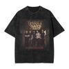 Three Days Grace Alienation Tour  Outfit Washed T Shirts Unisex Women Streetwear Hip Hop TShirts Printed Shirt Short Sleeve