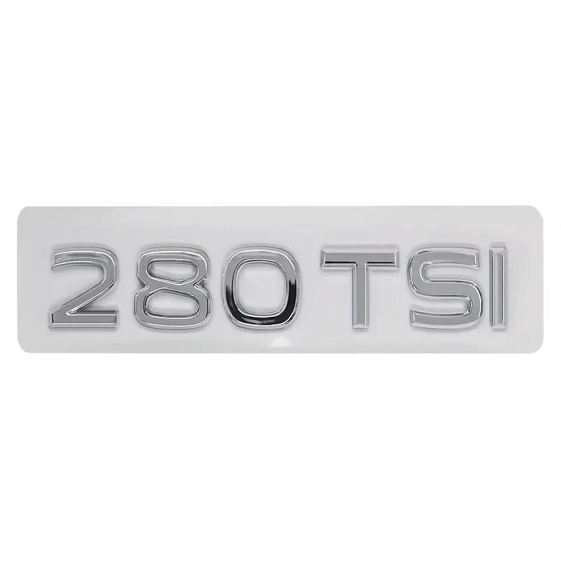 3D ABS 280TSI 380TSI Car Body Side Emblem Auto Rear Trunk Badge Sticker For VW Golf Passat Jetta Tiguan Polo Vento Lavida MK4