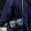 Trendy Unisex Saddle Bag Casual Flip Lock Shoulder Bag High Quality Sports Versatile Crossbody Bag Waterproof Storage Handbag