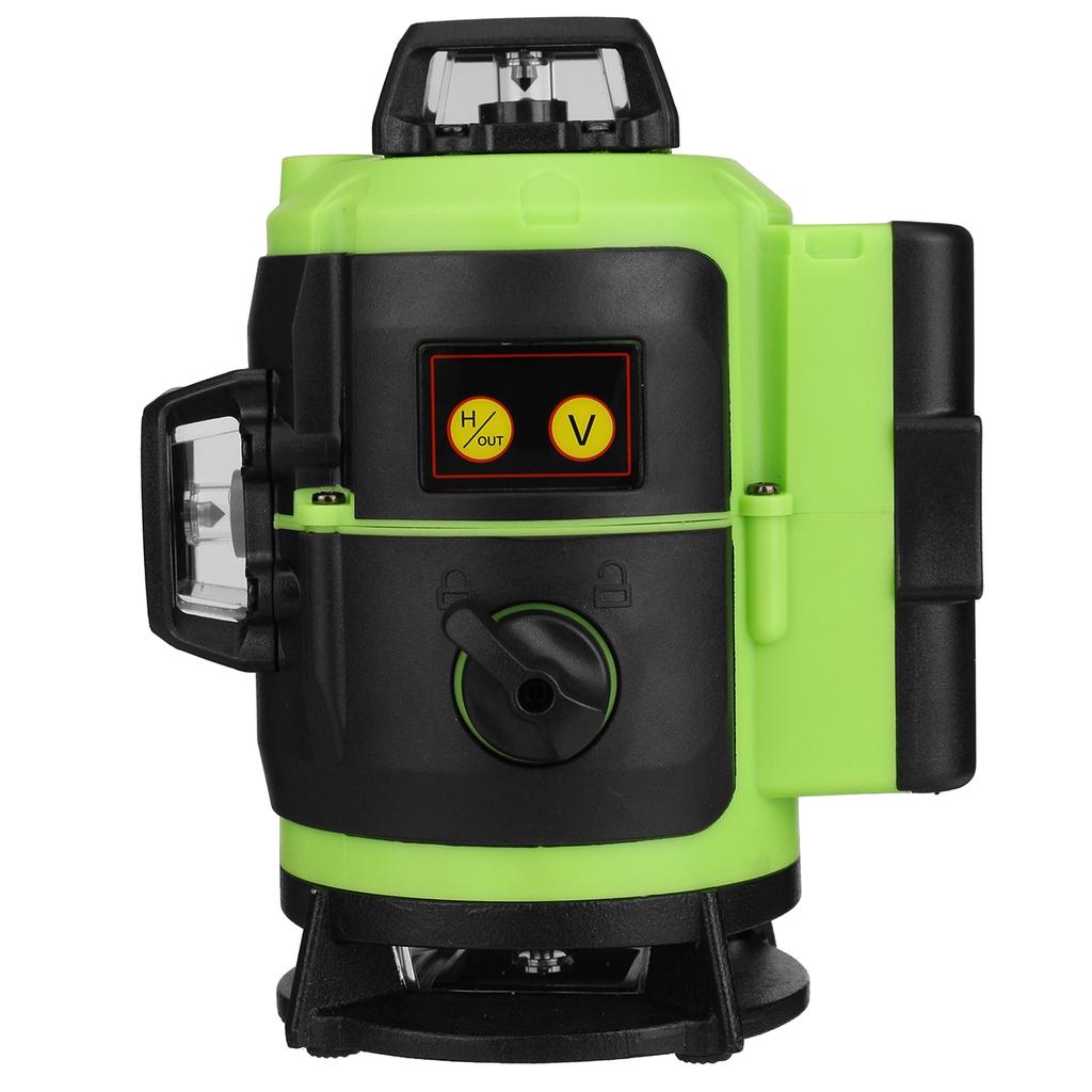 4D 12/16 Lines Laser Level 360 Horizontal And Vertical Cross Super Powerful Auto Self-Leveling Green Line Laser Level