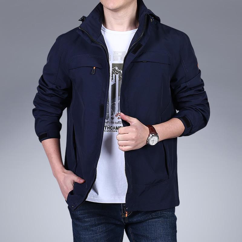2024 Men's Casual Spring/Autumn Jacket: Middle-Aged Windbreaker